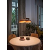 Подвесной светильник Faro Stood black+wood 29567