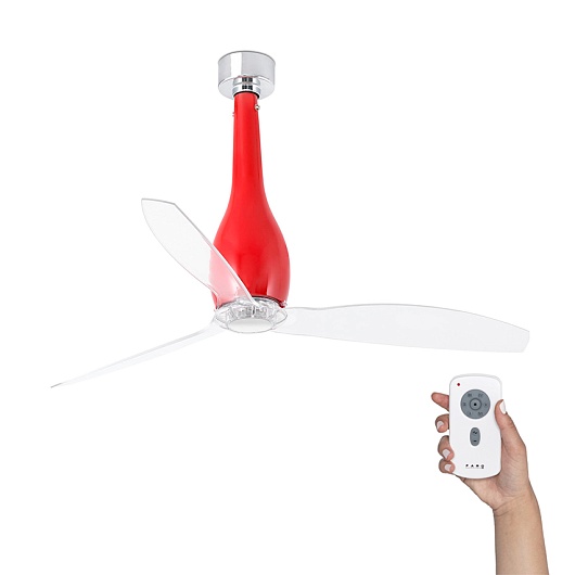 Потолочный вентилятор Eterfan Red Shiny Transparent DC 32005