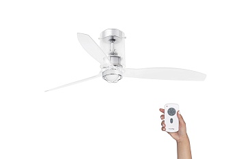 Люстра-вентилятор Mini Tube Fan Led Transporent DC 33393-9