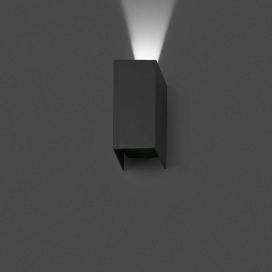 Уличный настенный светильник Blind dark grey 70634