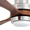 Люстра-вентилятор Lantau-G Led Nickel Wood 33463
