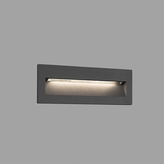 Встраиваемый уличный светильник Nat dark grey 70638