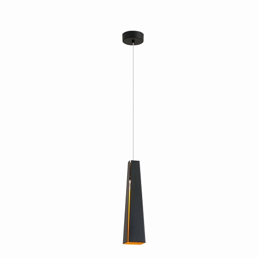 Подвесной светильник Faro Pluma black+gold 64172