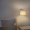 Светильник настенный Sahara chrome+linen 62705