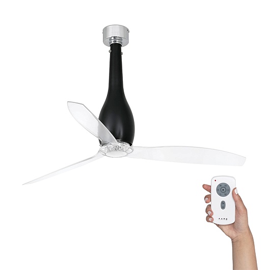 Потолочный вентилятор Eterfan Black Matt Transparent DC 32003