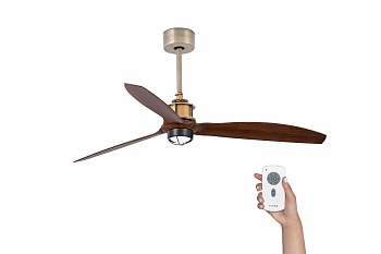 Люстра-вентилятор Just Fan Led Old Gold Wood DC 33398-10