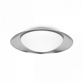 Светильник потолочный Side white+nickel 62133