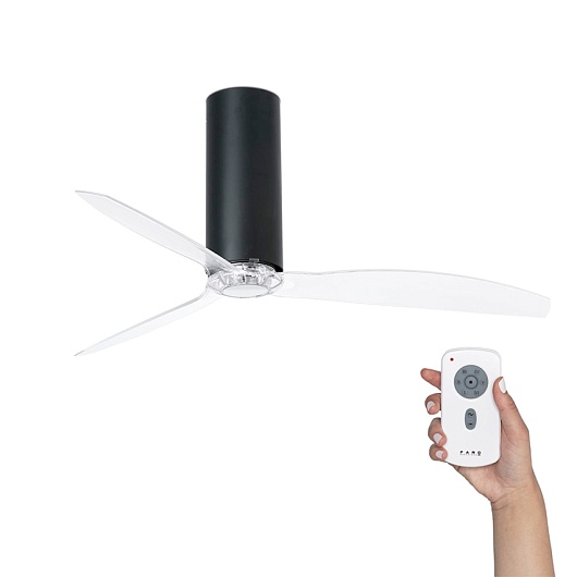 Потолочный вентилятор Tube Fan Black Matt Trans DC 32036