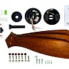 Потолочный вентилятор Bali Black Wood DC 33516DC