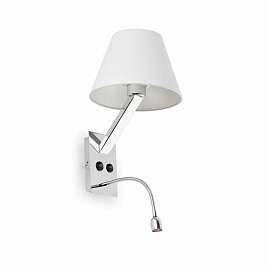Светильник настенный Moma chrome+white 68506