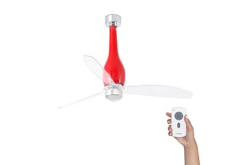 Люстра-вентилятор Eterfan Led Red Shiny Trans DC 32005-9
