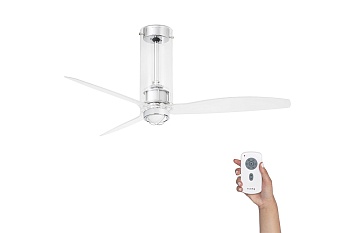 Люстра-вентилятор Tube Fan Led Transporent DC 33374-9