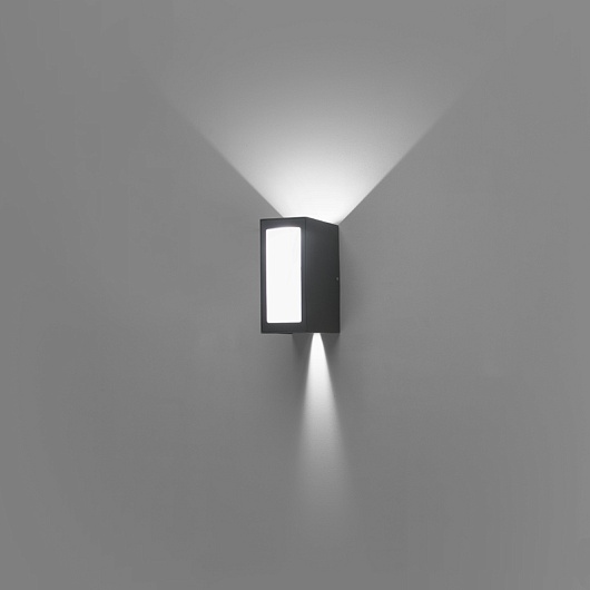 Уличный настенный светильник Log dark grey 70264