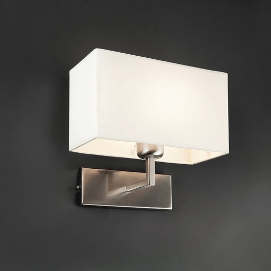 Светильник настенный Roda nickel+white 62988